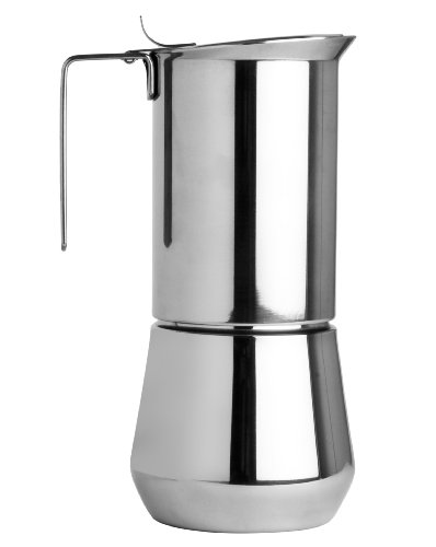 Ilsa Turbo Express - Cafetera espresso (acero inoxidable 18/10, 3 tazas)