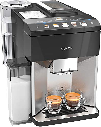 Siemens EQ.500 TQ507DF3 cafetera eléctrica Cafetera de Filtro 1,7 L Totalmente automática EQ.500 TQ507DF3, Cafetera de Filtro, 1,7 L, Granos de café, Molinillo Integrado, 1500 W, Negro,